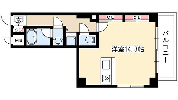 スタジオスクエア大須 301｜愛知県名古屋市中区大須１丁目(賃貸マンション1R・3階・40.21㎡)の写真 その2