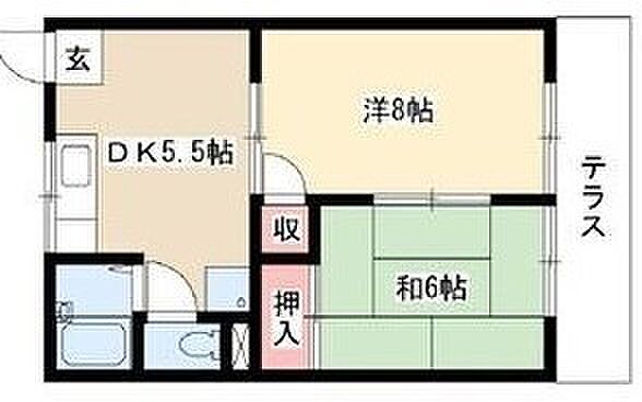 アネックス鬼頭 103｜愛知県名古屋市中村区宿跡町２丁目(賃貸アパート2DK・1階・38.95㎡)の写真 その2