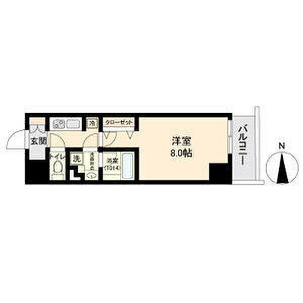 ブランシエスタ金山 1101｜愛知県名古屋市中区正木４丁目(賃貸マンション1K・11階・25.66㎡)の写真 その2