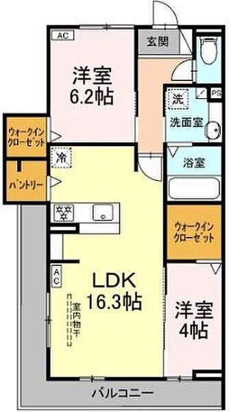 （仮）D-room八社 203｜愛知県名古屋市中村区八社１丁目(賃貸アパート2LDK・2階・64.19㎡)の写真 その1