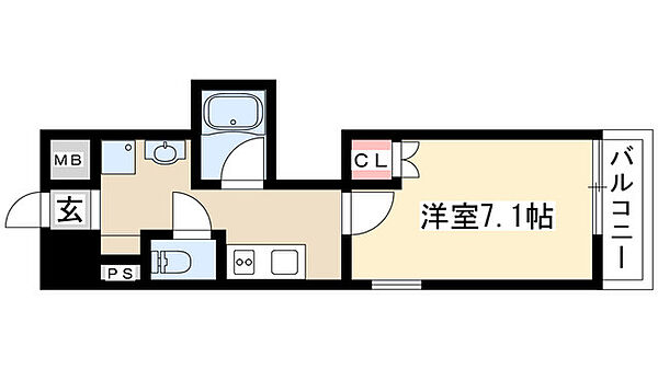 ラムセス大須 1204｜愛知県名古屋市中区大須３丁目(賃貸マンション1K・12階・24.97㎡)の写真 その2