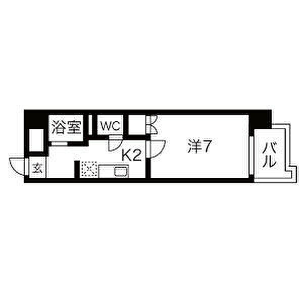 エトワール大島 801｜愛知県名古屋市中区丸の内１丁目(賃貸マンション1K・8階・23.77㎡)の写真 その2