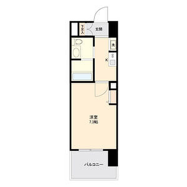 La　Douceur山王 0406｜愛知県名古屋市中川区山王１丁目(賃貸マンション1K・4階・23.09㎡)の写真 その2