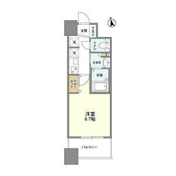 インプルーブ鶴舞 1007｜愛知県名古屋市中区千代田５丁目(賃貸マンション1K・10階・23.97㎡)の写真 その2