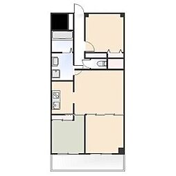 杁中スカイタウンA棟 3LDKの間取図画像