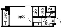 PrimalNagoyaFukiage 1Kの間取図画像