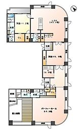 千種タワーヒルズ 3LDKの間取図画像