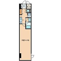 casa+α名駅南 1Kの間取図画像