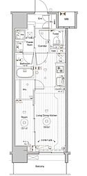 メイクスアート名駅WEST 1LDKの間取図画像