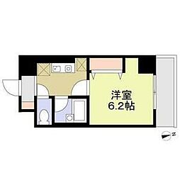 フィール大須 1Kの間取図画像