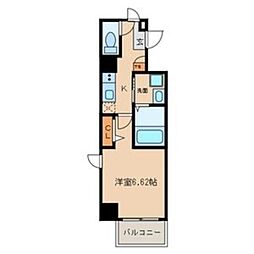 Z・R名駅 1Kの間取図画像