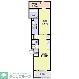 (仮称)練馬区早宮2丁目計画 1LDKの間取図画像