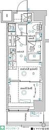Raffistar中野本町 1DKの間取図画像