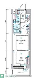 ジェノヴィア練馬春日町スカイガーデン 1DKの間取図画像