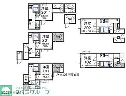 レオネクスト吉祥寺イーストＹ 2階1Kの間取り