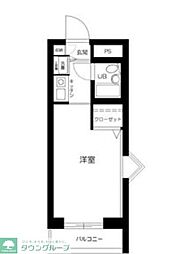 ジョイフル中野中央 ワンルームの間取図画像