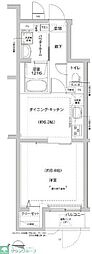 RELUXIA方南町II 1DKの間取図画像