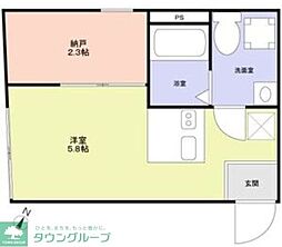 Urban Nest 杉並 ワンルームの間取図画像
