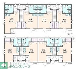 アーバンフォレスト中野 ワンルームの間取図画像