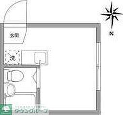 ライフピアロベリア ワンルームの間取図画像