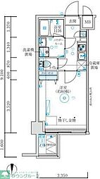 MAXIV練馬TRE 1Kの間取図画像