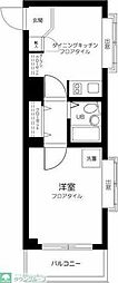 ラ・レジダンス・ド・ラフィネ 1DKの間取図画像