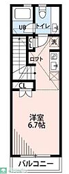 グランノエル江古田 1Kの間取図画像