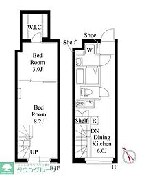 ヴィスタ阿佐ヶ谷S 2DKの間取図画像