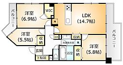 間取図画像 3LDK