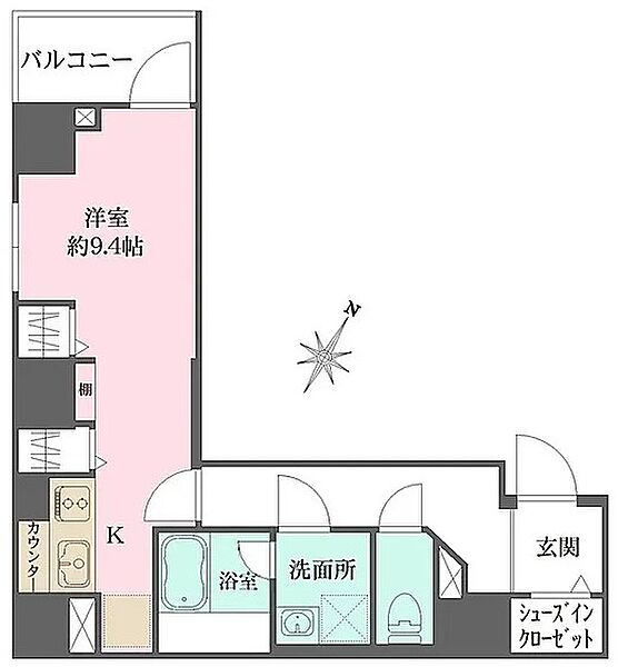 ＷＨＡＲＦ文京茗荷谷 202｜東京都文京区大塚４丁目(賃貸マンション1R・2階・33.48㎡)の写真 その2