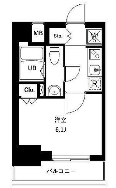 アーバンパークお花茶屋 1101｜東京都葛飾区宝町１丁目(賃貸マンション1K・11階・21.28㎡)の写真 その2