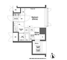 アーバネックス市谷柳町 805 ｜ 東京都新宿区市谷柳町25（賃貸マンション1R・8階・24.91㎡） その2