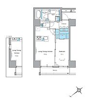 ルフォンプログレ上野公園 303 ｜ 東京都台東区上野７丁目14-8（賃貸マンション1LDK・3階・40.21㎡） その2