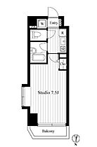 スペーシア飯田橋II 806 ｜ 東京都文京区水道２丁目1-17（賃貸マンション1K・8階・21.27㎡） その2