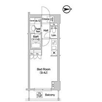 コンフォリア市谷柳町 902 ｜ 東京都新宿区市谷柳町19-3（賃貸マンション1R・9階・25.76㎡） その2