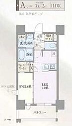 ライトテラス浅草 1LDKの間取図画像