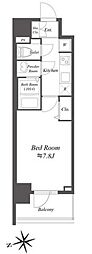 PRESSANCEBLOOMASAKUSANorth 1Kの間取図画像