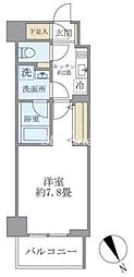 KDXレジデンス浅草 1Kの間取図画像