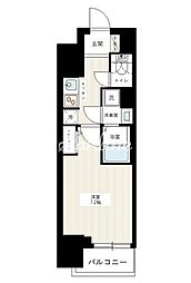 HY's三ノ輪 1Kの間取図画像