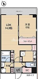 アーバンパーク東日暮里 1LDKの間取図画像