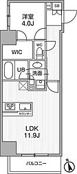 SEASONFLATS浅草言問道り 1LDKの間取図画像