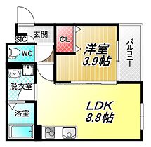 仮）東大阪市大蓮東1丁目AP　A棟  ｜ 大阪府東大阪市大蓮東1丁目（賃貸アパート1LDK・1階・30.62㎡） その1