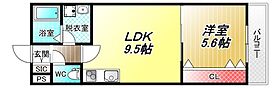 アート長瀬A 304 ｜ 大阪府東大阪市柏田本町14-6（賃貸アパート1LDK・3階・36.62㎡） その2