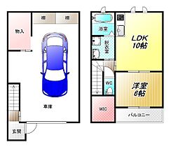 Tom’ｓ　garage  ｜ 大阪府八尾市八尾木4丁目（賃貸アパート1LDK・1階・86.67㎡） その2