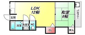 小畑コーポラス 403 ｜ 大阪府八尾市小畑町2丁目45-1（賃貸マンション1LDK・4階・34.30㎡） その2