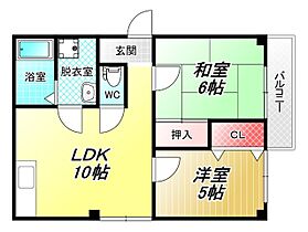 キャッスルマンションII  ｜ 大阪府八尾市東山本町6丁目（賃貸マンション2LDK・3階・48.00㎡） その2