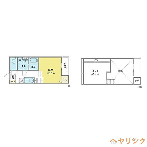 ジュネス西新 ｜愛知県名古屋市守山区西新(賃貸アパート1K・2階・21.94㎡)の写真 その2