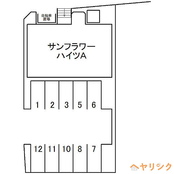 サンフラワーハイツA ｜愛知県長久手市岩作長筬(賃貸マンション3DK・1階・57.00㎡)の写真 その11