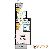 愛知県長久手市岩作早稲田7番地（賃貸アパート1K・1階・31.93㎡） その2