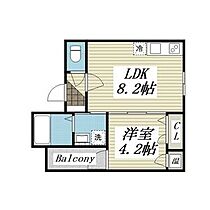 大阪府大阪市東住吉区矢田3丁目（賃貸アパート1LDK・3階・30.42㎡） その2